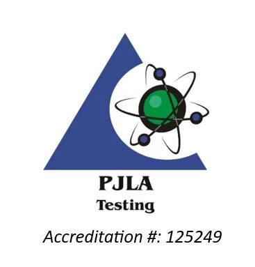 PJLA testing accreditation number 125249